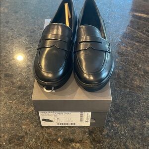 Ecco Women's Black Leather Loafers